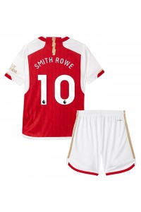 Fotbalové Dres Arsenal Emile Smith Rowe #10 Dětské Domácí Oblečení 2023-24 Krátký Rukáv (+ trenýrky)